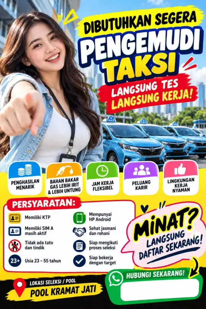 Lowongan driver transjakarta dan rental