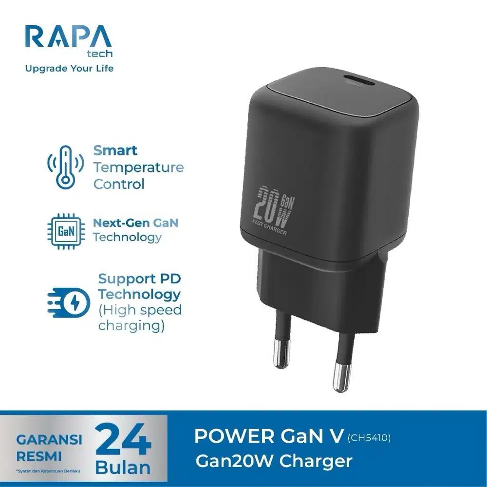 charger rapa type c 20w