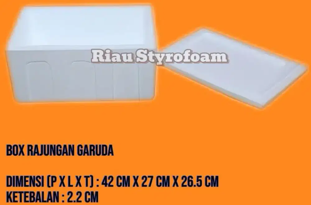 Box Rajungan Garuda Styrofoam