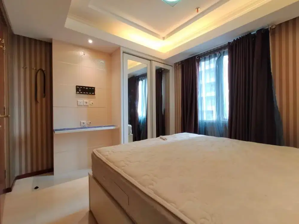 Disewakan 1BR Furnish Lantai Rendah di Apartemen Royal Mediterania Garden