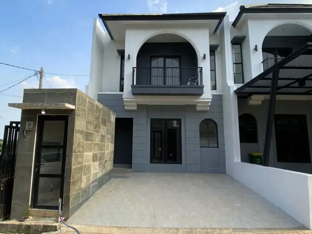 Rumah Modern Minimalis Siap Huni selangkah ke Tol Brigif