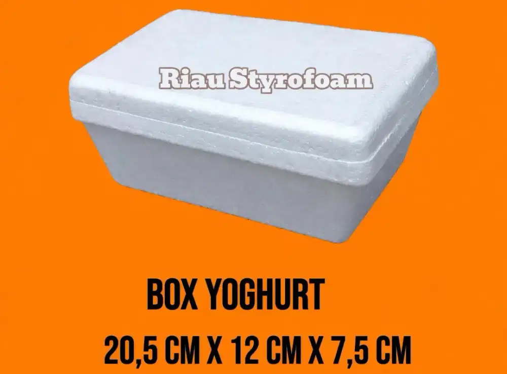 Box Yoghurt Styrofoam