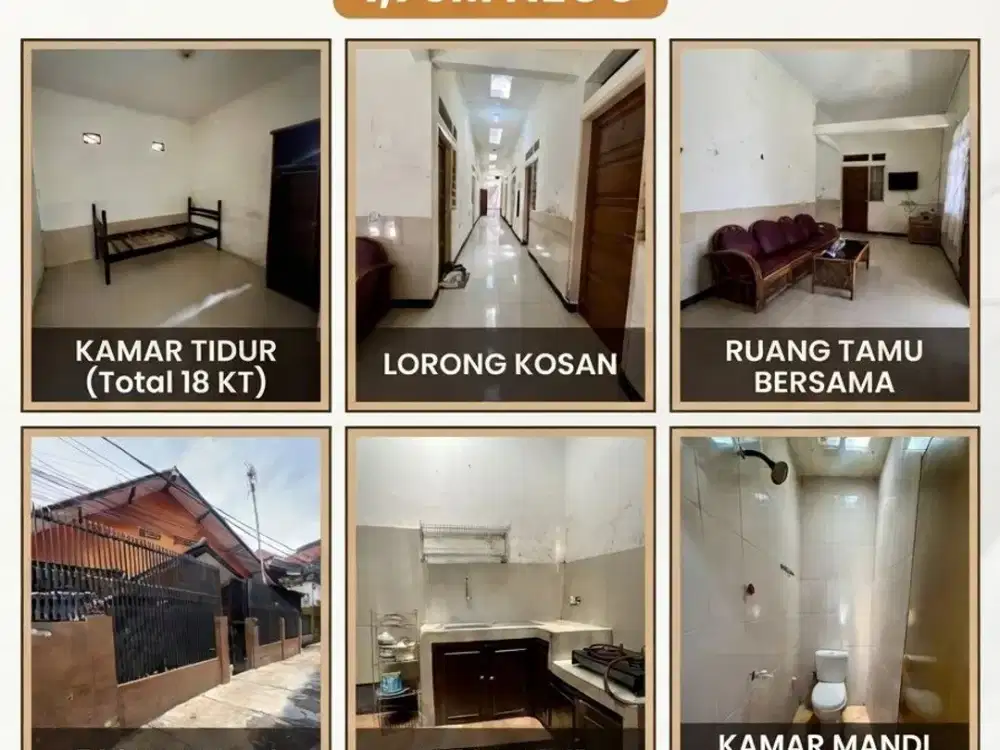 Dijual Cepat! Kosan Strategis Murah dekat Kampus Telkom Bandung