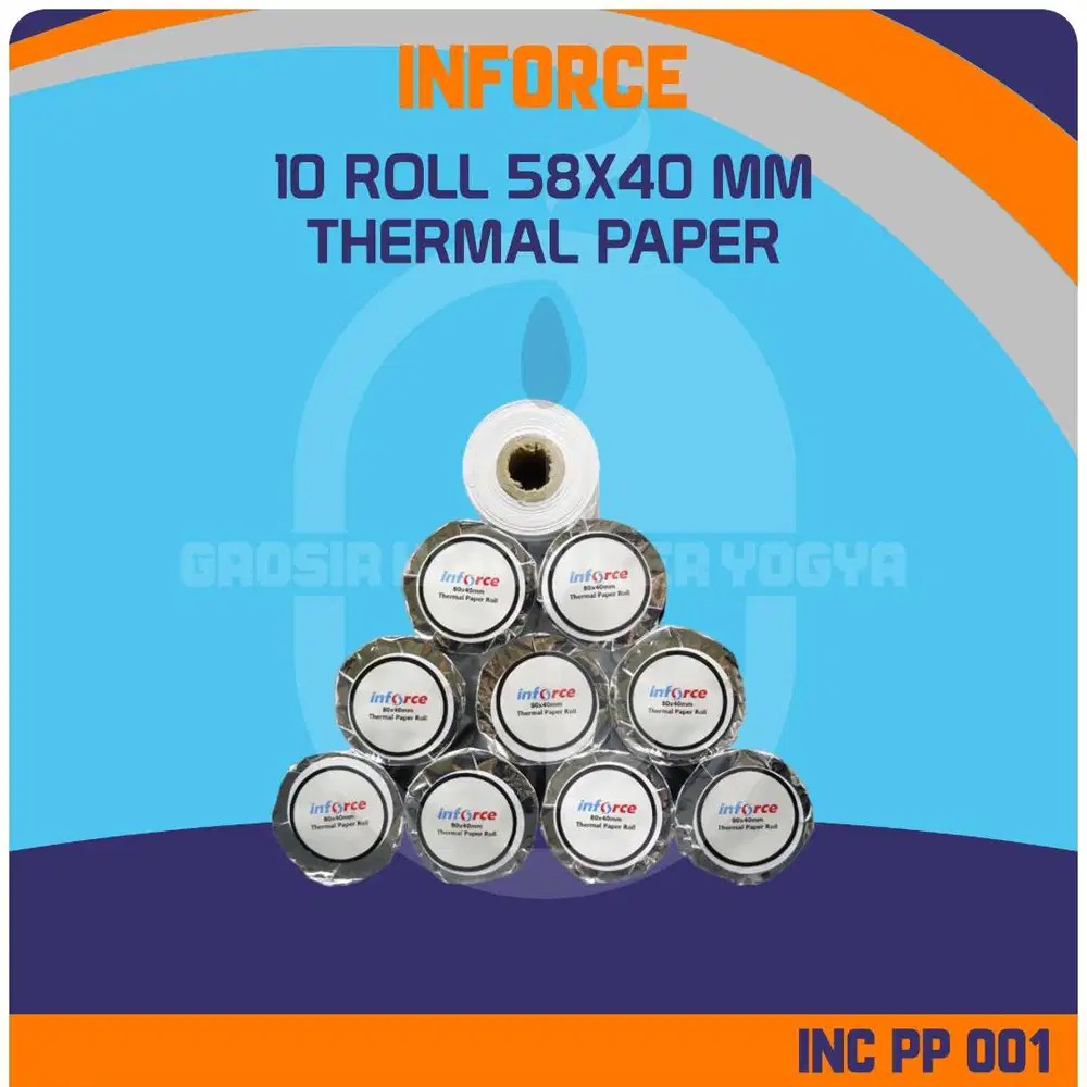 Inforce 58X40 mm Kertas Struk Nota Thermal Paper