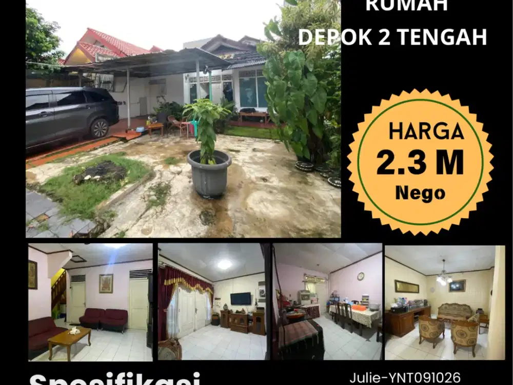 Rumah Dijual Di Depok 2 Tengah