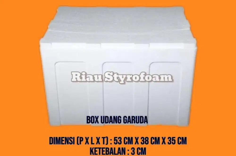 Box Udang Garuda Styrofoam