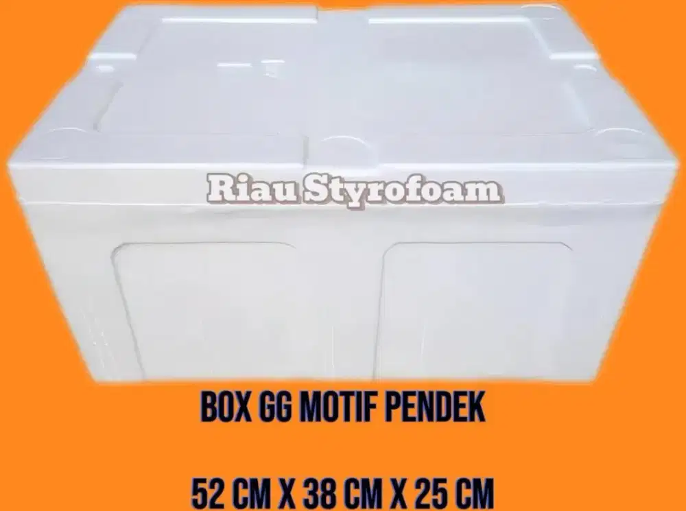 Box GG Motif Pendek Styrofoam