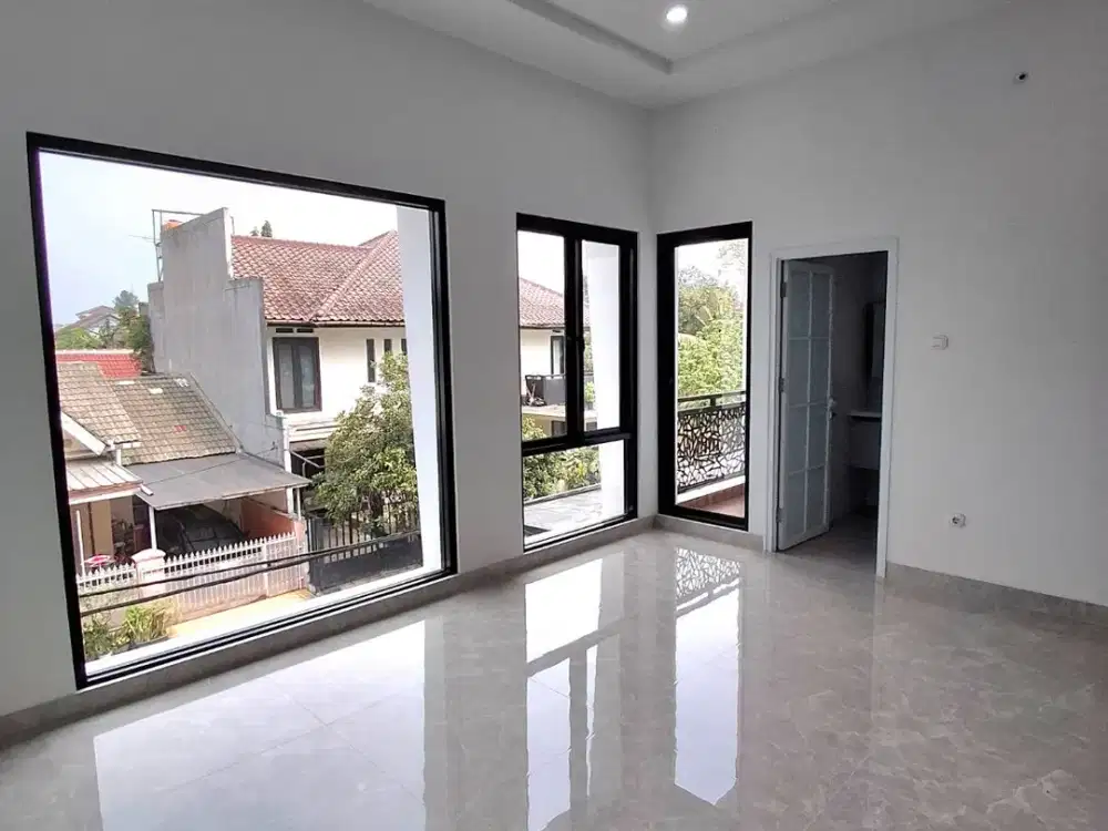 Rumah Lebar 7 Hadap Tenggara SHM Brand New - Nusaloka BSD