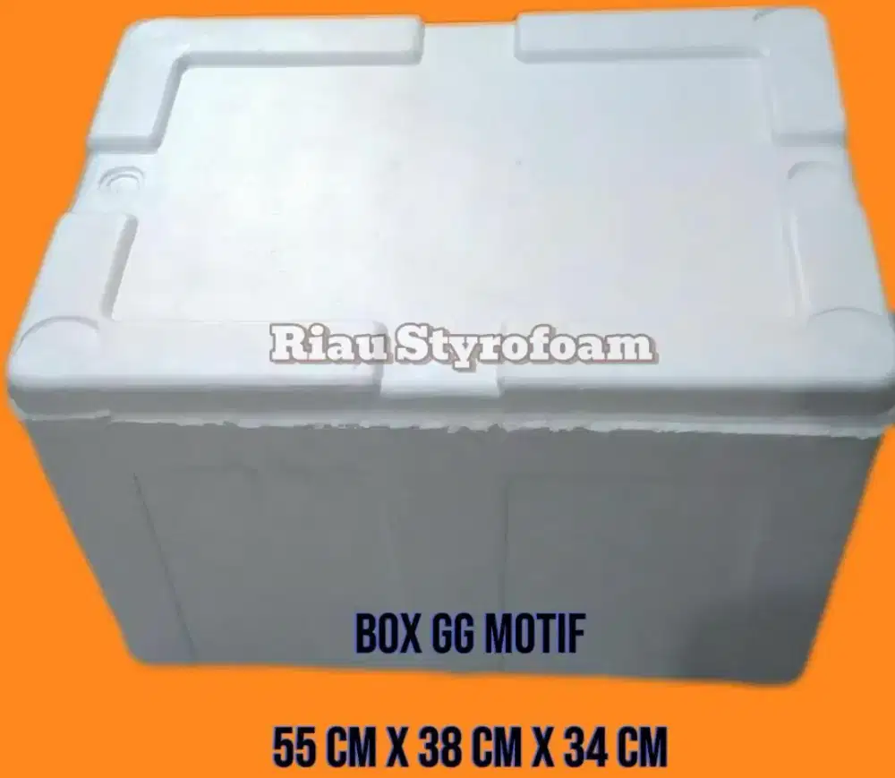 Box GG Motif Styrofoam