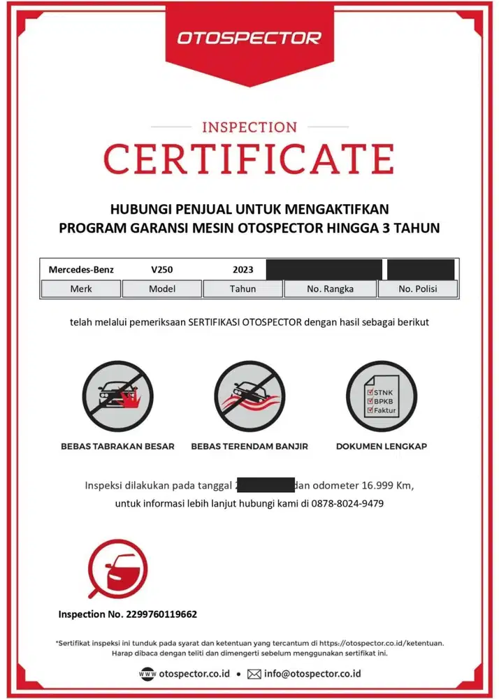 Tdp35jt Angs26.4jt [Odo 10rb]Record V250 2024 / 2023 v260 v220 Viano