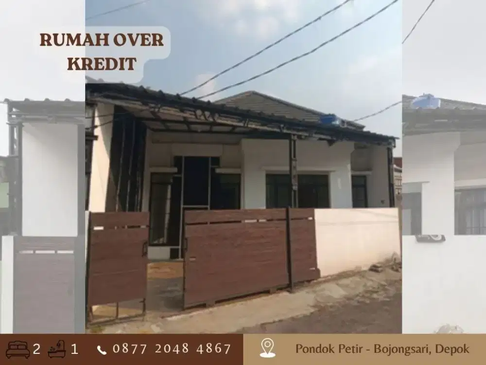 Rumah OVER KREDIT 69JT ccln 4Jtaan di Bojongsari Depok dkt UNPAM