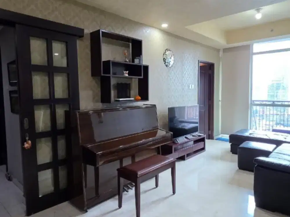 FOR RENT Apartment Bellagio Residence Mega Kuningan 3BR - Furnished Close to LRT MRT Busway One Satrio