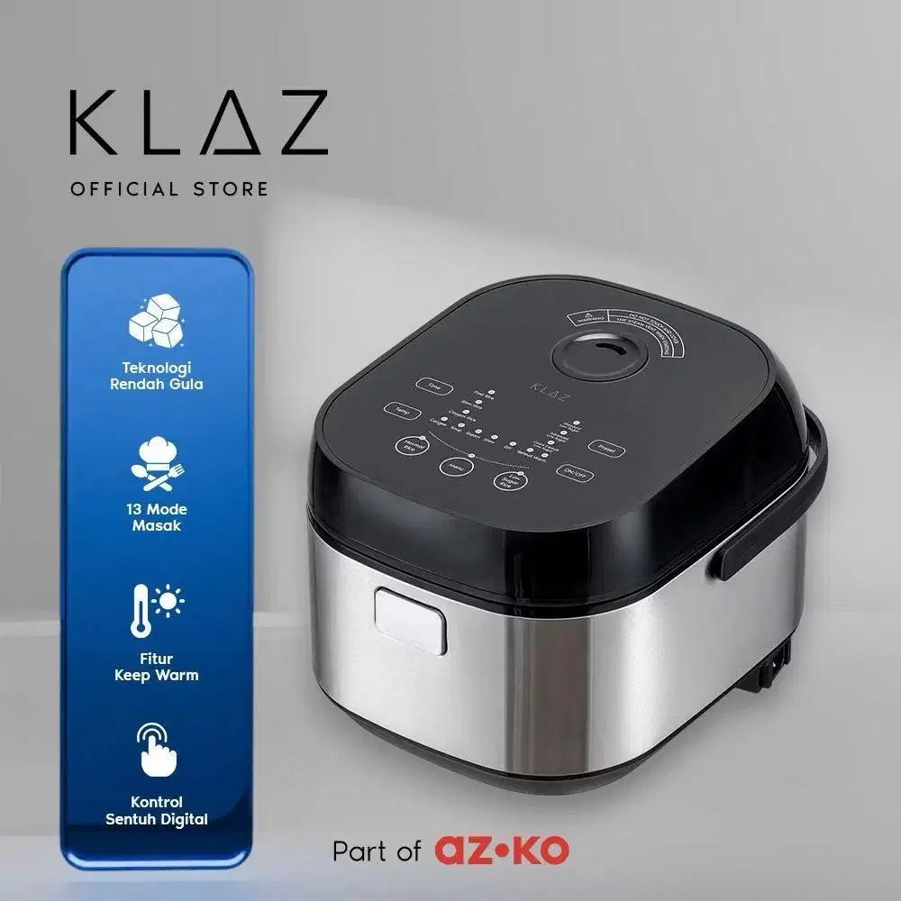 KLAZ Vapori Rice Cooker Low Sugar 1,8 L