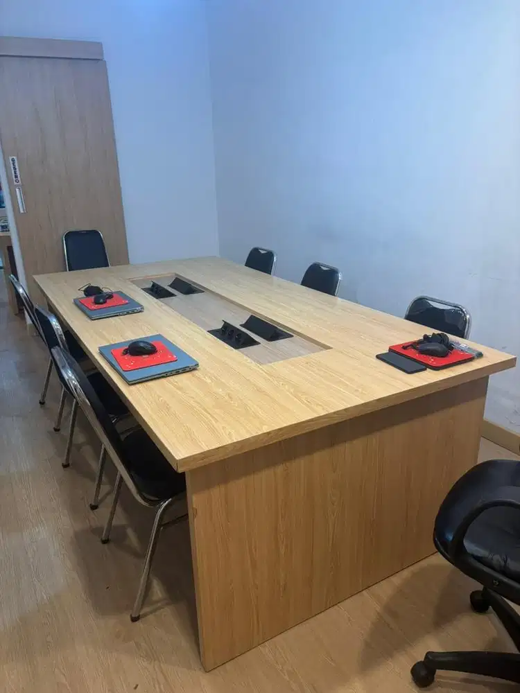 Ex kantor, meja meeting, meja resepsionis, printer