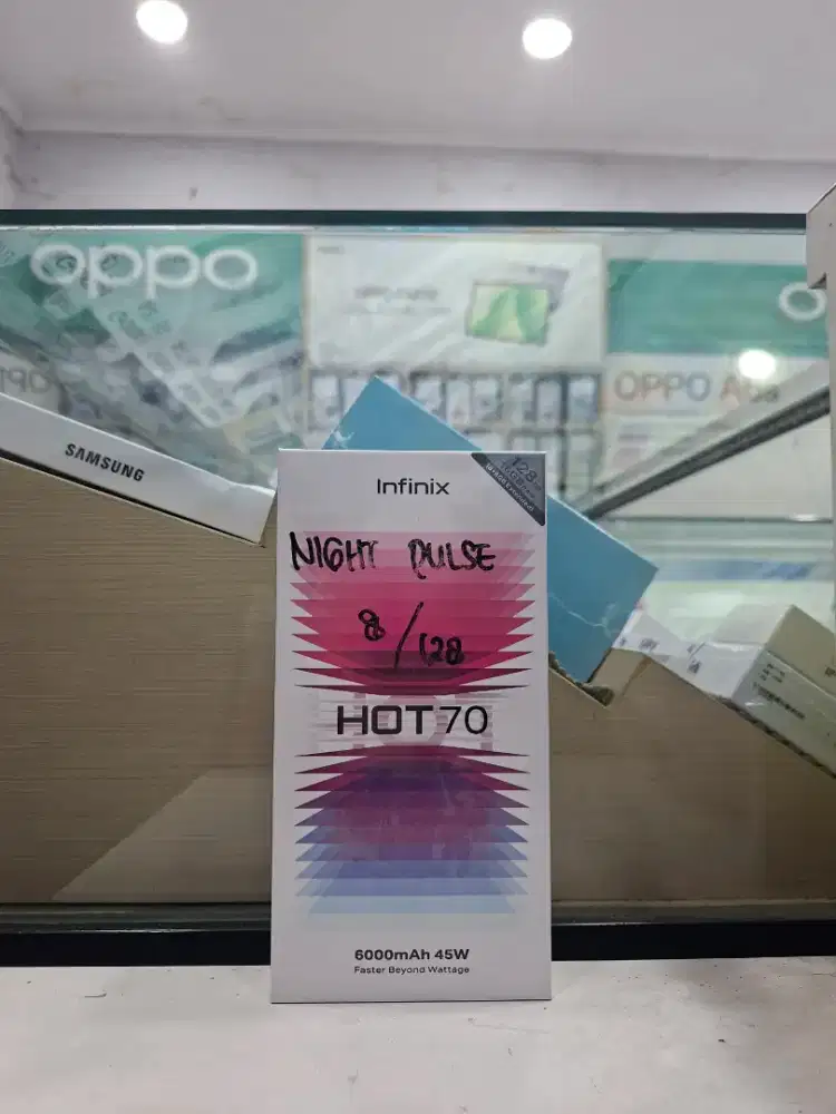 INFINIX HOT 70 8/128 NEW MURAH GARANSI RESMI