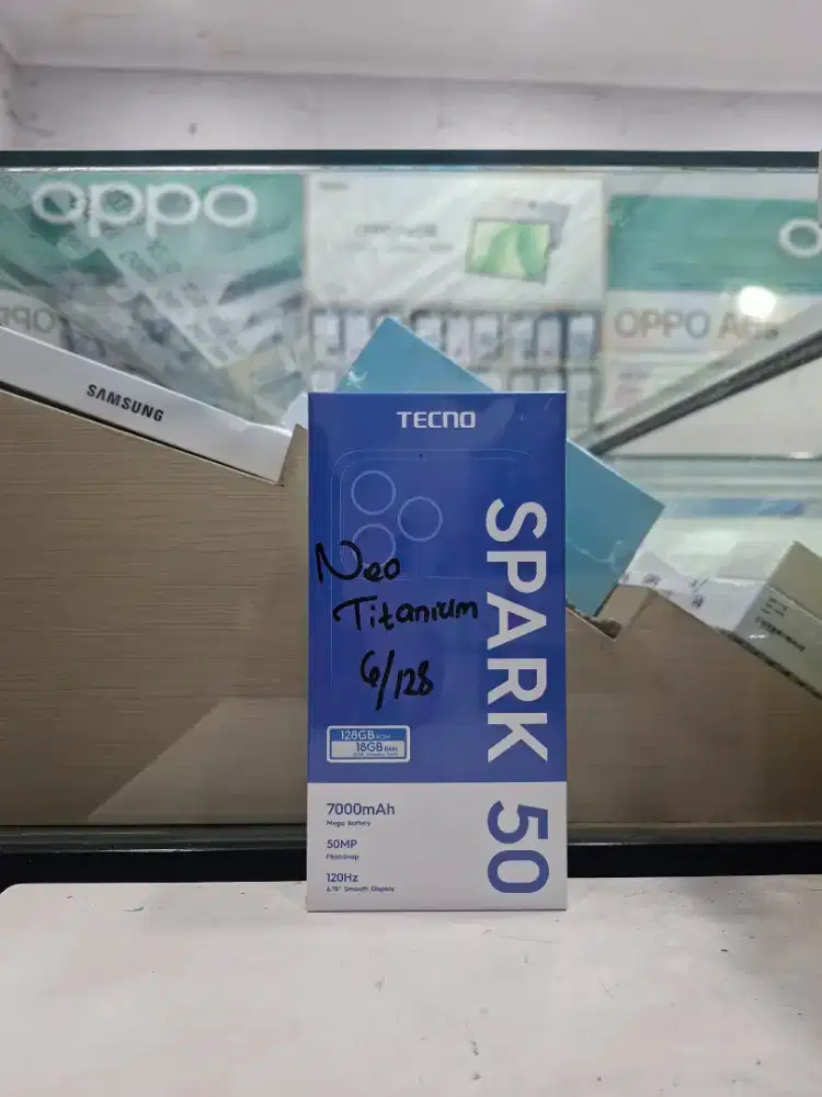 TECNO SPARK 50 6/128 NEW MURAH GARANSI RESMI