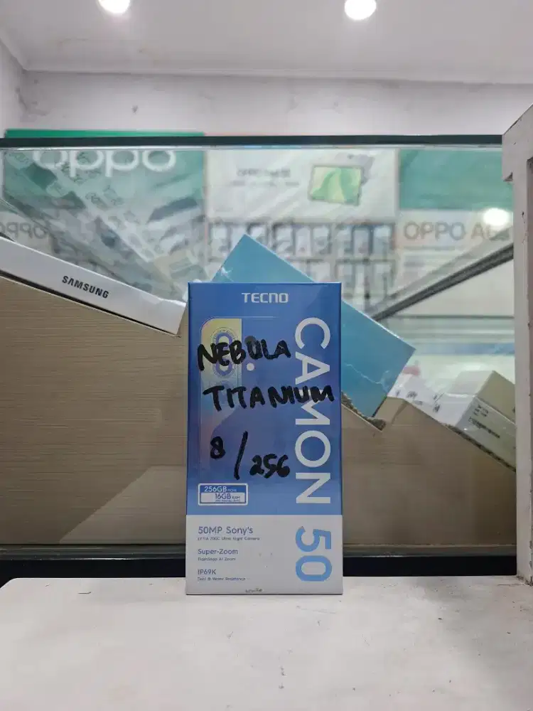 TECNO CAMON 50 8/256 NEW MURAH GARANSI RESMI