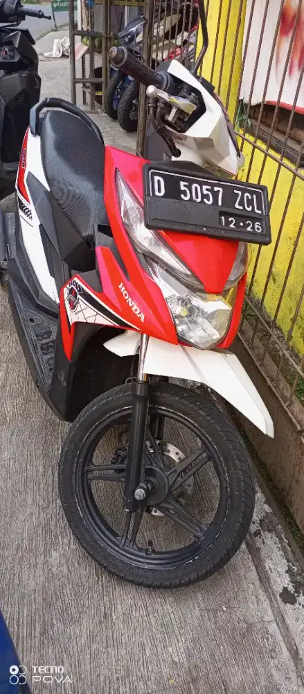 Honda beat 2016 samsat soreang ss kumplit siap pakai