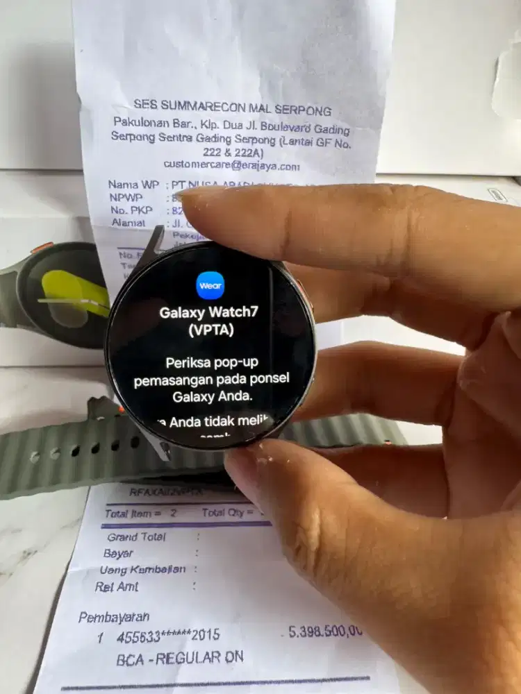 Samsung Galaxy Watch 7 44mm Resmi sein Fullset Mulus Like new NoMinus