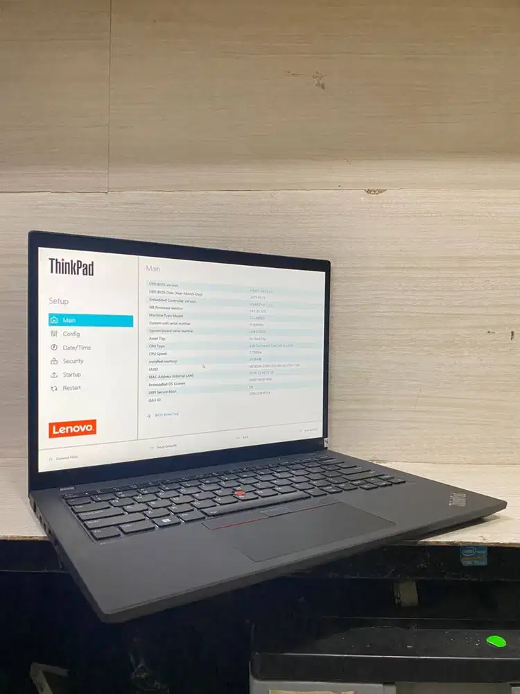 Lenovo Thinkpad T14 G3 INTEL CORE I5 GEN 12 RAM 16GB SSD 256GB