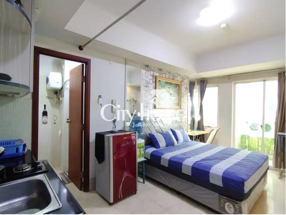 DIJUAL STUDIO FULL FURNISHED ROYAL MEDITERANIA GARDEN – 725 JT