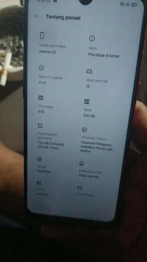 Realme C3 3/32 Batangan Minus