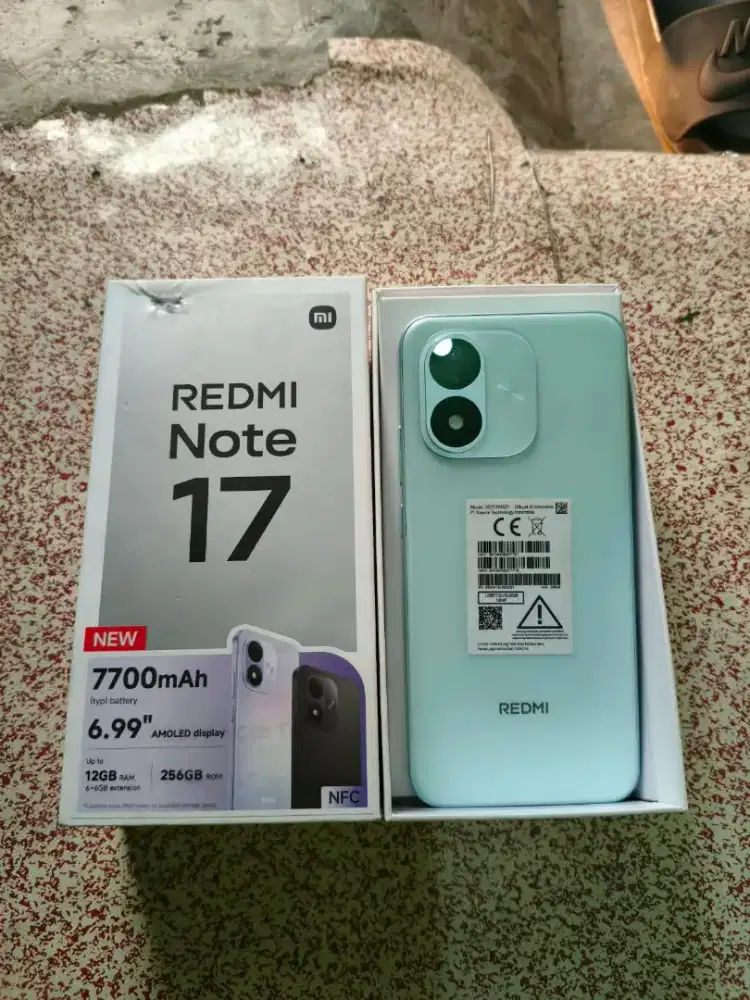 Redmi Note 17 4G 8/256, Fullset, Mulus, Nominus, Like New