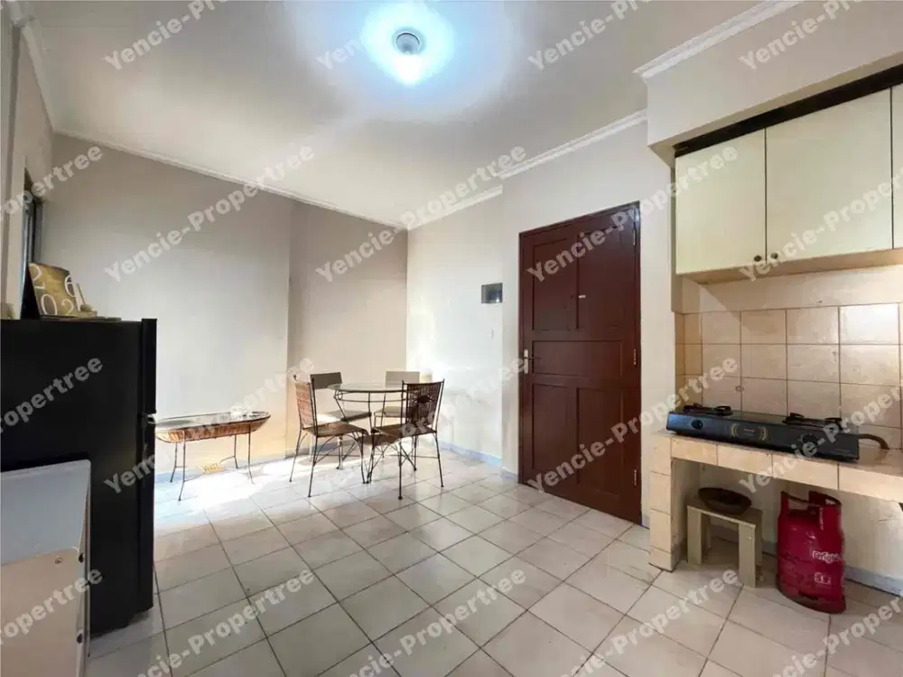 Disewakan semi furnish tipe 2br apartment mediterania garden residence 1