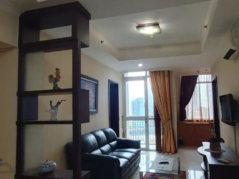 FOR RENT Apartment Bellagio Residence Mega Kuningan 2BR - Renovated Furnished Close to LRT MRT Busway