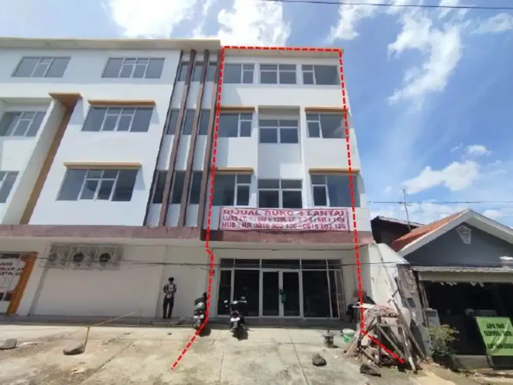 Di Jual Lelang Ruko 4 Lantai di Jl. Tebet Barat Dalam , Kelurahan Tebet Barat, Kecamatan Tebet, Kota Jakarta Selatan,