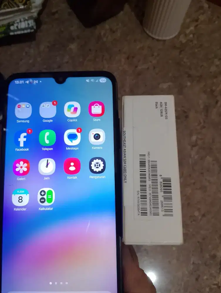 Samsung Galaxy A05s 6/128GB – Kondisi 90% – Normal – Siap Pakai Bu