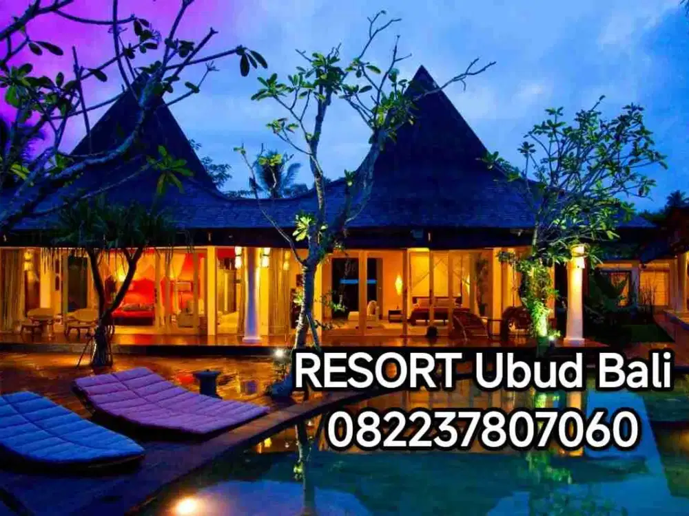 Langka Jarang ada Resort dijual Ubud Bali View the best