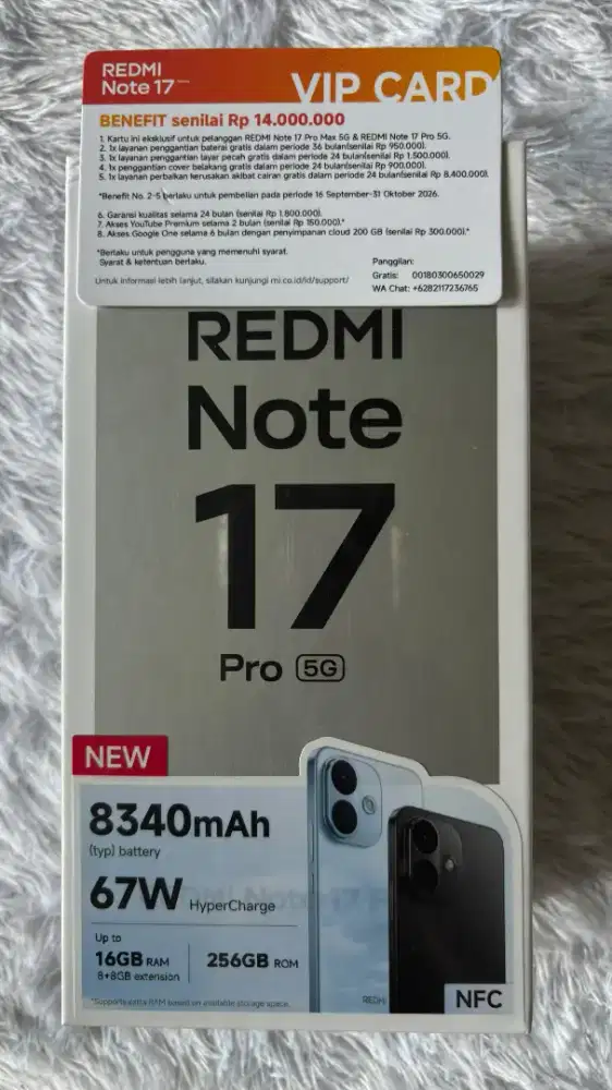Redminote 17 Pro 8/256