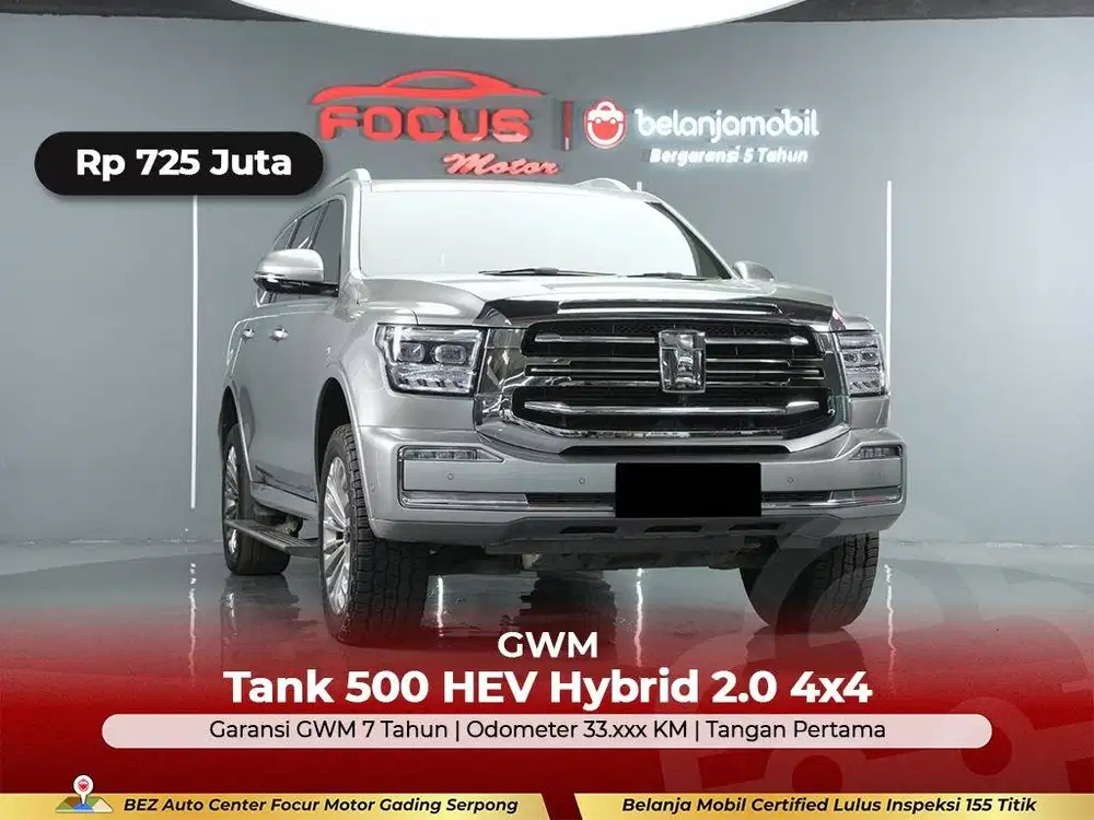 [ GARANSI 5THN 4x4 ] GWM Tank 500 HEV Hybrid 2.0 2023/2024/2025