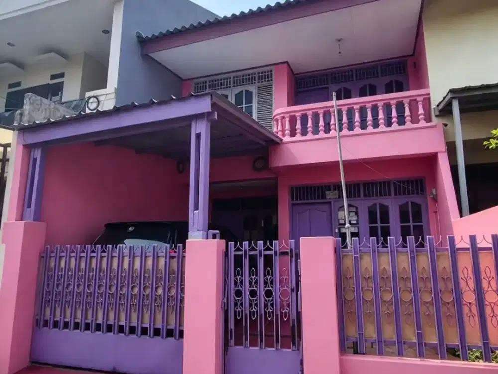 RUMAH PONDOK KELAPA 2 LANTAI AKSES 2 MOBIL LUAS 90 HARGA 1,7 M NEGO AC79