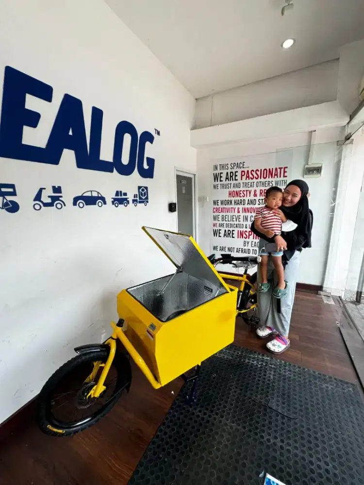 Sepeda Kargo Listrik Bisa Gowes – Box Besar