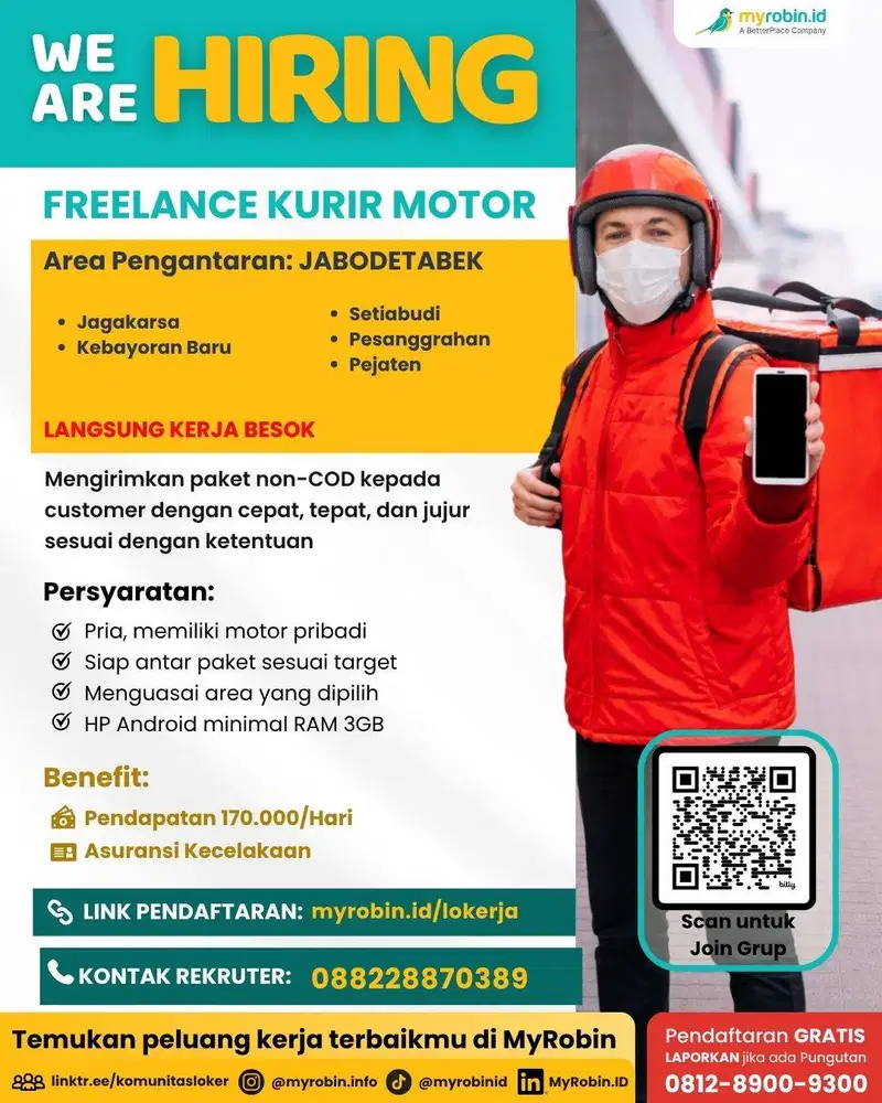 Kurir Motor - Jakarta Selatan