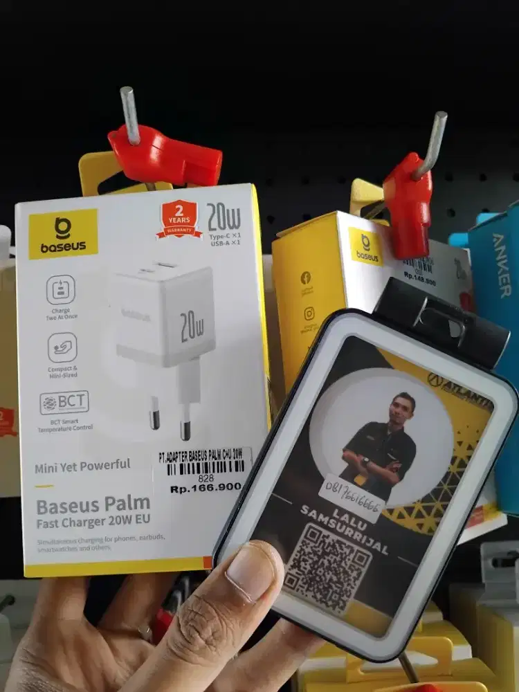 ADAPTER BASEUS PALM C+U 20W|ATLANTIS DAHSYAT