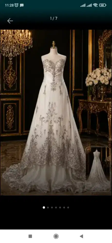 Gaun pengantin second