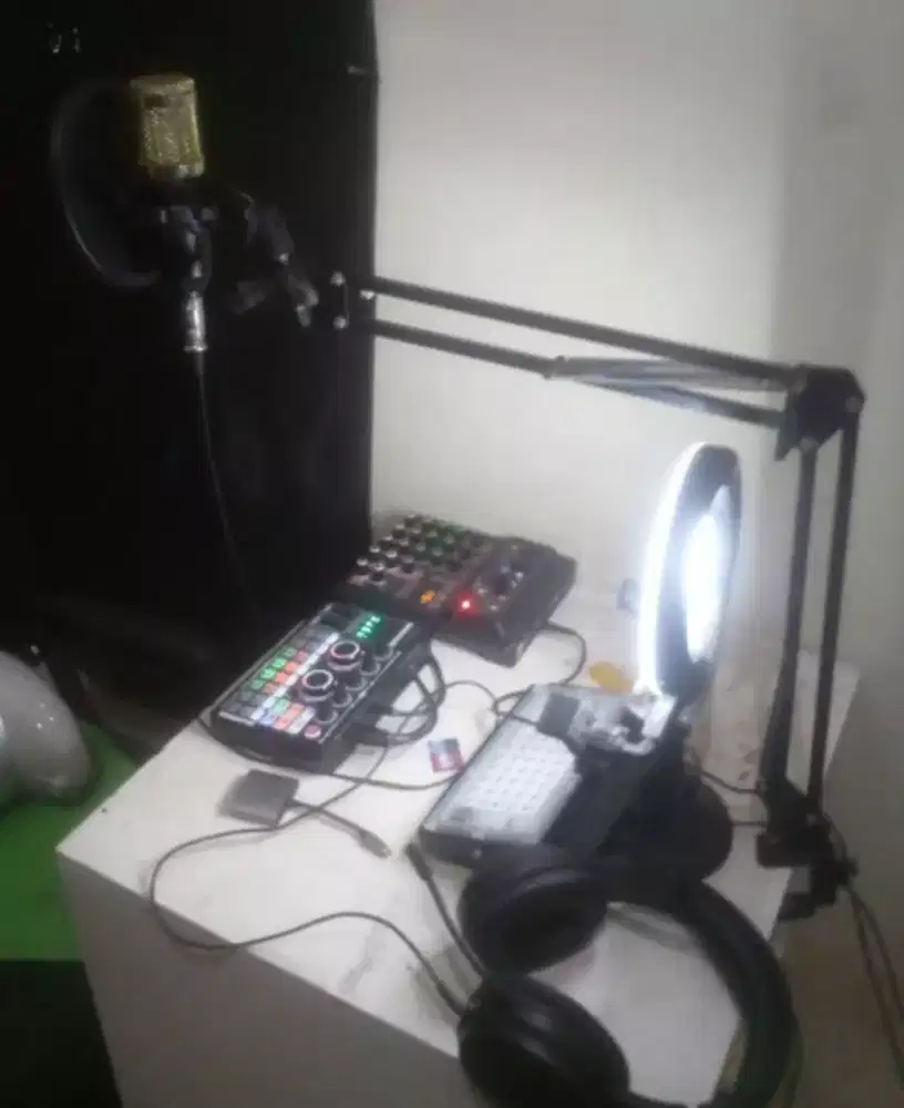 Jual (BU) full set alat live tinggal pakai setingan studio