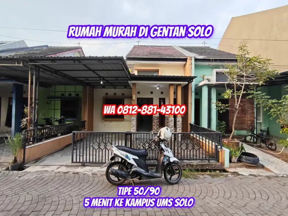 RUMAH SOLO GENTAN PURBAYAN BAKI SUKOHARJO