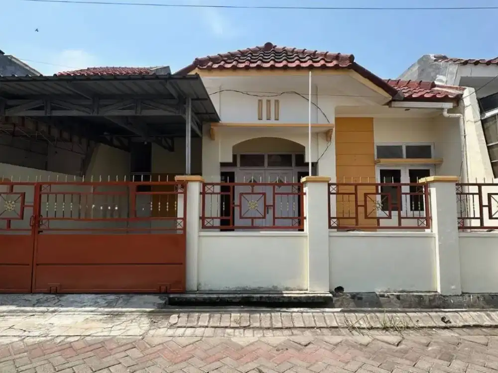 Rumah Mulyosari Mas, Hadap Selatan • Listrik 2200Watt, Row Jalan 3 Mobil