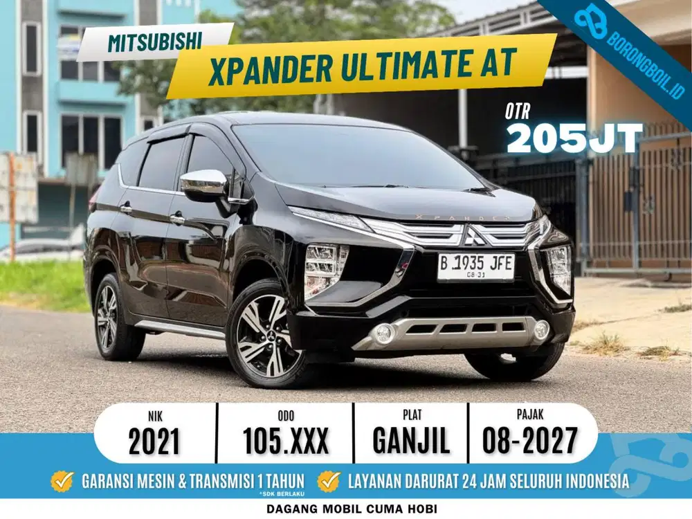 [FULL PAJAK PANJANG] XPANDER ULTIMATE AT 2021 Hitam