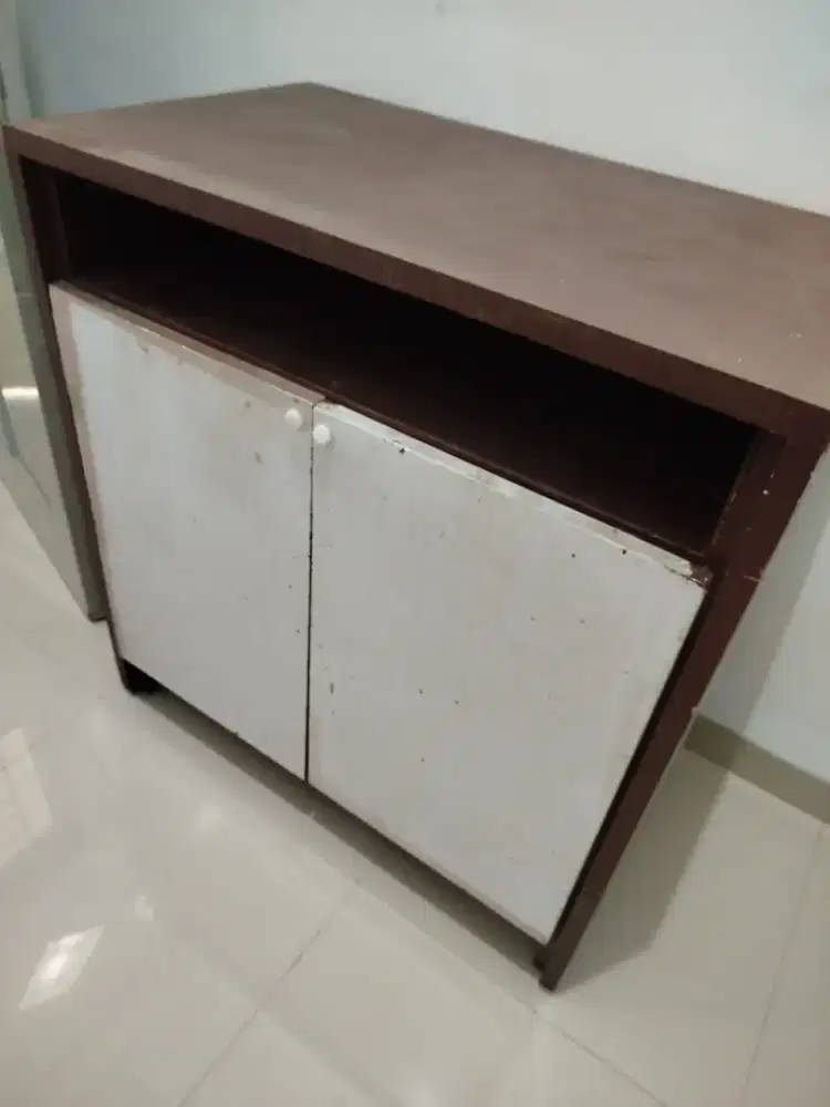 Dijual cepat perlengkapan / steling tempat masak [bonus lemari]