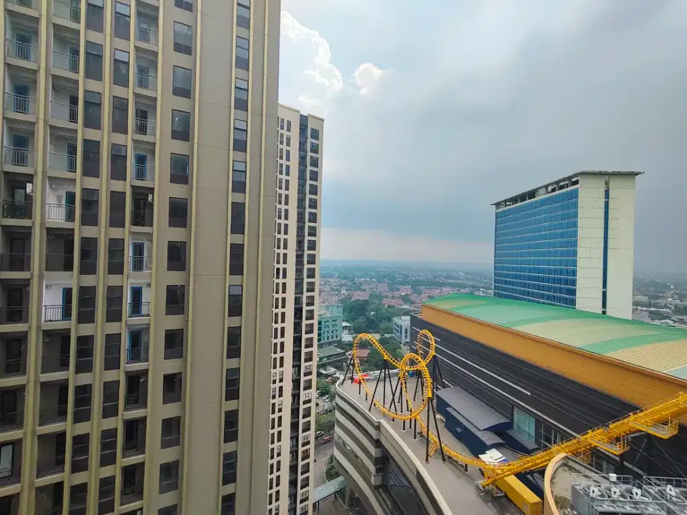 Low Price!! Unit 2 Bed Room Furnished - Corner View Apartemen Trans Park Cibubur