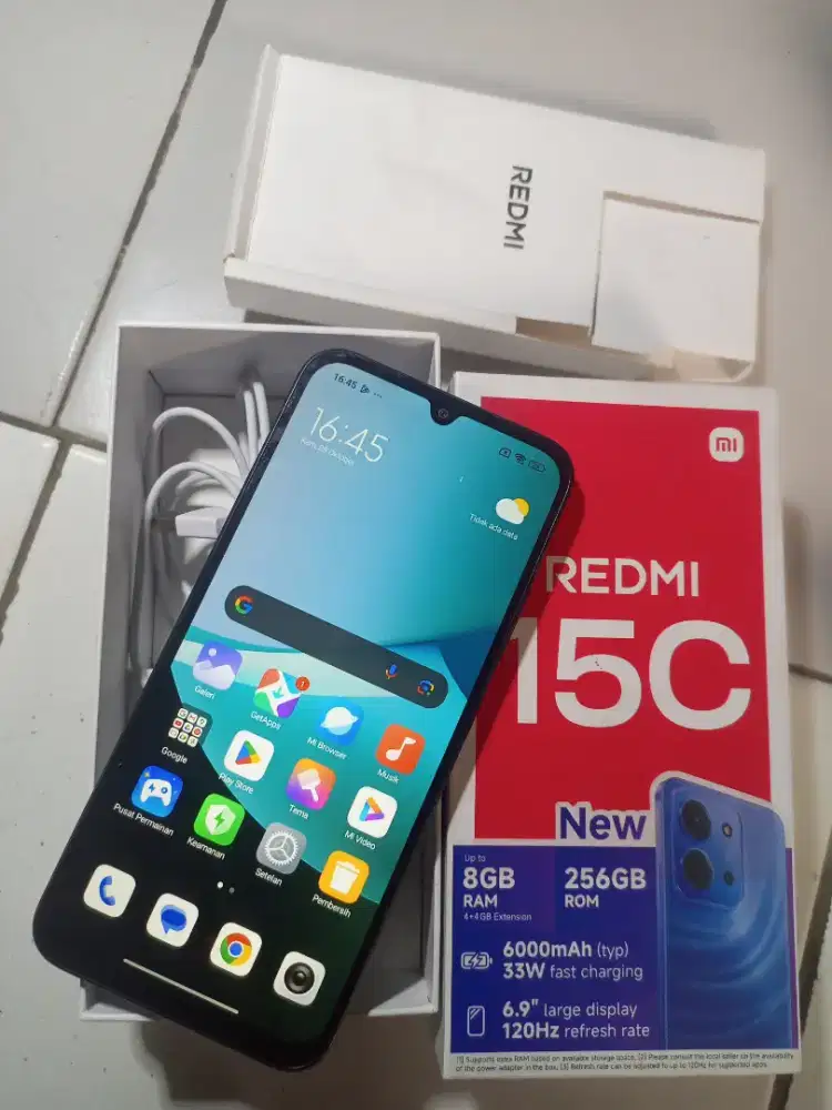 REDMI 15C Ram.8/256GB Fullsett Support NFC Nominus Nokendala