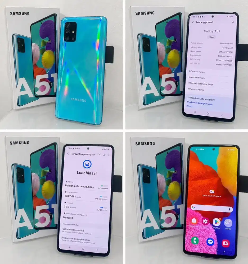 Second Like New Galaxy A51 6/128 Sein
