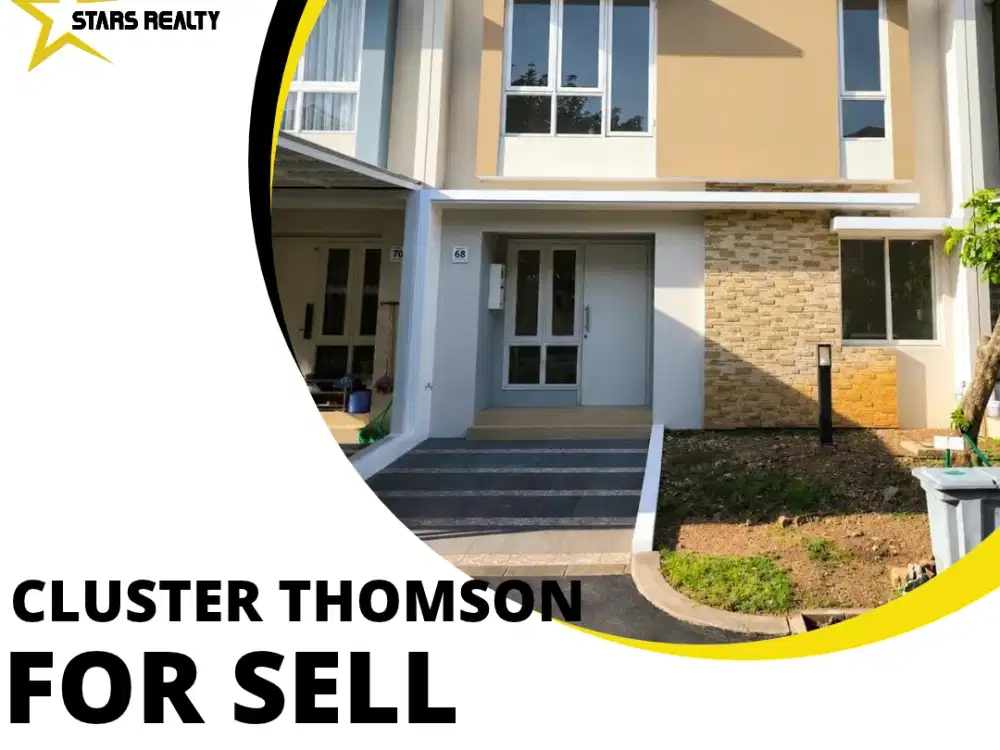 Dijual Cepat Cluster Thomson Gading Serpong Sudah Ada Ac, SHM