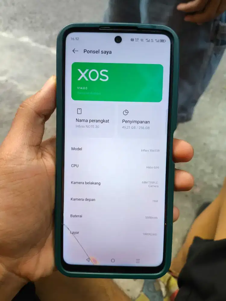 Infinix note 30 ram 8+8/256