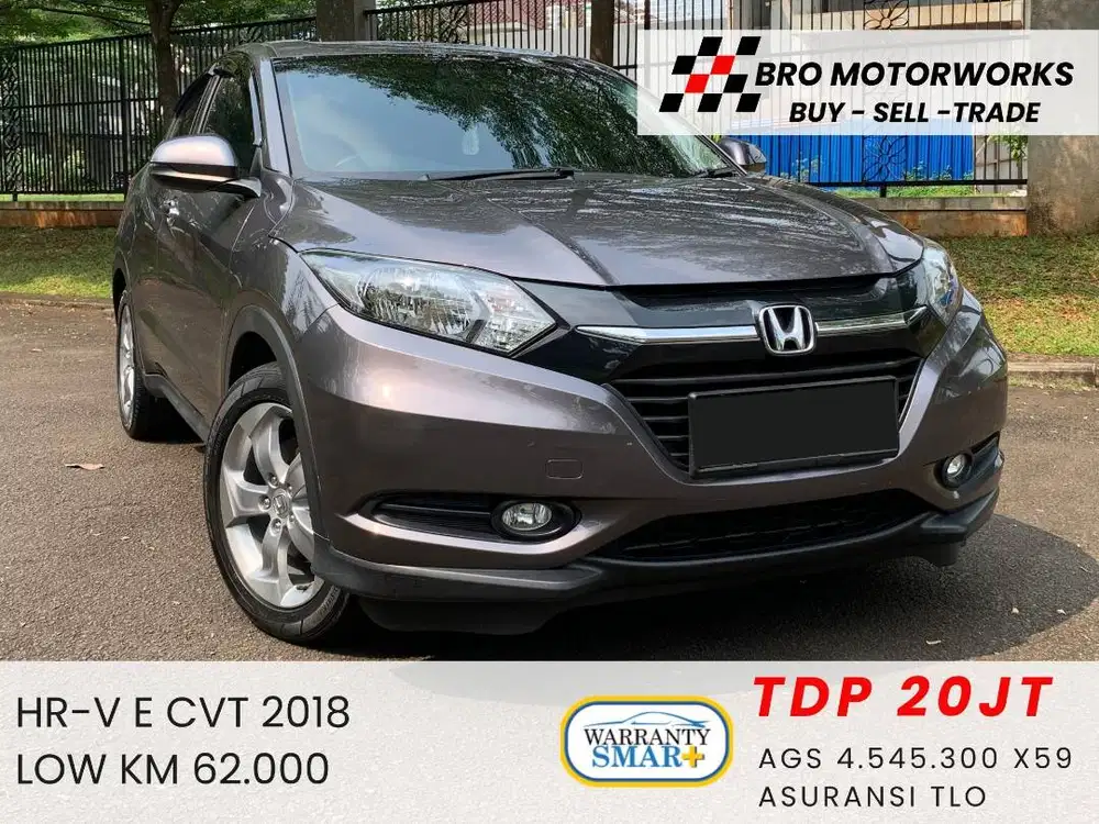(FULL ORIGINAL) HONDA HRV E CVT 2018, HR-V E AT 2018, HRV E 2017